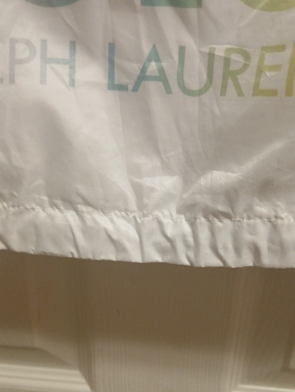 Polo Ralph Lauren White Oversized Thin Windbreaker Pullover NWOT Size L 12-14 - Picture 9 of 13